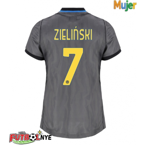 Camiseta Inter Milan Piotr Zielinski #7 Tercera Equipación para mujer 2026-27 manga corta